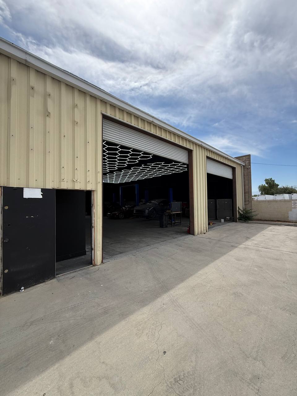 Exterior entrance to the TSL Service workshop